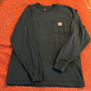 Mens Carhartt Pocket Long Sleeve Tee